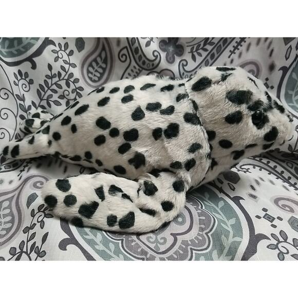 Destination Nation Gray Speckle Dot Baby Seal Plush Stuffed Animal Sea Life 15" - Picture 1 of 11